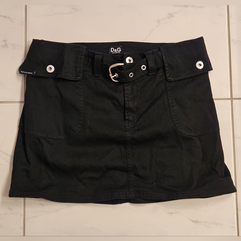 D&G Black Mini Skirt